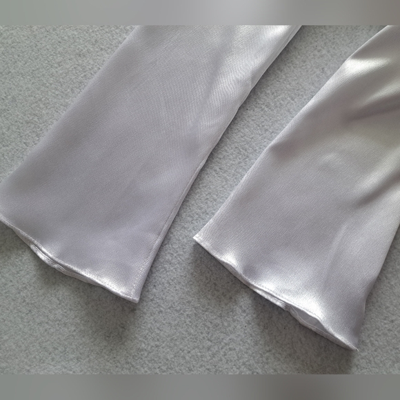 Aw Bridal Genevra Dress in White Crystal Satin - Picture 7 of 16